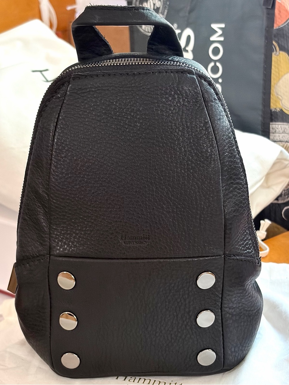 Hammitt Hunter Mini In Black With Gunmetal Hardware !!NWT!!